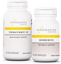 Terapéutica Integrativa Bundle con Berberine, 60 Capsules " Theracurmin HP, 120 Capsules - Berberine for Metabolic Support* - Theracurmin Supplement That's 27x Más Bioavailable*