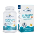 Nordic Naturals Ultimate Omega-D3, Lemon Flavor - 120 Soft Gels - 1280 mg Omega-3 + 1000 IU Vitamina D3 - EPA & DHA - Promueve Cerebro, Corazón, & Immune Health - 60 Servings