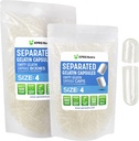 XPRS Nutra Gelatin Tamaño 4 cápsulas separadas - 1000 Conde despejado pequeños cápsulas vacías Separados en bolsas - DIY tapas llenas - Tamaño 4 Gel Do-It-youself Vitamina y suplemento relleno