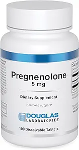 Douglas Laboratories Pregnenolone 5 mg ← Suplemento Nutricional ← Cerebro, Ovarios, Liver, Apoyo hormonal* ← 100 Tablets