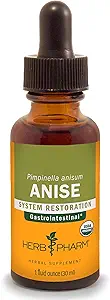 Herb Pharm Certified Organic Anise Liquid Extract for Digestive Support, 1 Fl Oz (Pack of 1) 1 Fl Oz