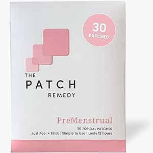 The Patch Remedy Pre Menstrual Patch ¦ Chasteberry, Magnesium, Evening Primrose, Dong Quai, B6 &amp; Vitamin E TEN 30 Patches