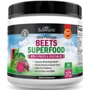 Pasta de remolacha - Beets Superfood Suplemento con Vitamina C Plus Antioxidante ecológico Frutas y verduras rojas ricas - Boosts Stamina y niveles de energía natural - 30 Servings - Embalaje Mayo Vary