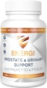 ENERGI Prostate Support Supplement with Saw Palmetto for Men ' Women, 200mg Saw Palmetto, 100mg Pygeum Supplement, Pumpkin Seed, Prostate Health Supplements, 120 Capsules
