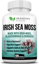 2625mg Irlandés Moss Suplemento 120 Capsules ← SeaMoss Bladderwrack Burdock Root Capsules  Contain 92 Vitaminas &amp; Minerals For Immunity, Gut, Joint &amp; Skin Health ← Asistencia Tiroides, Energía &amp; Digestión