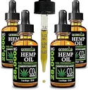 GreenIVe Hemp Drops 28,000mg Naturalmente Grown Hemp Oil Drops Vegan Omegas Natural Potent Results (4 Pack)