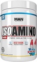 Man Sports ISO-Amino BCAA Amino Amino Acid Powder, Blue Bomb-Sicle, 30 Servings, 210 Grams