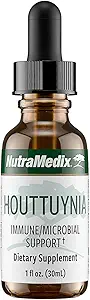 NutraMedix Houttuynia - Gastrointestinal, Sistema Inmunitario " Tintura de soporte microbiano - Ayuda con la digestión, GI Health " Body Detox Cleanse - Plant-Based Liquid Drops (1 oz / 30 ml)