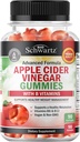Manzana Vinagre Gummies for Weight Loss - ACV Gummies with The Mother for Women &amp; Men - Energy Boost Bloat Digestive &amp; Immune Support - Vitamina B12 B6 B 9 Folic Acid - Vegan Detox Cleanse -90Ct