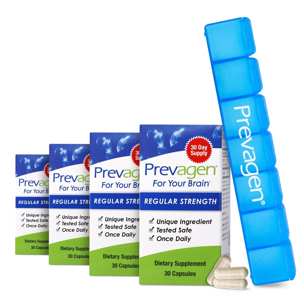Prevagen Regular Strength - 120 Capsules (4 Mes de Suministro)