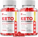 (2 Pack) Lifetime Keto Plus ACV Gummies - Fórmula Oficial, Vegan, Non GMO - Lifetime Keto acc Gummies, Life Time Keto Gummies with Apple Cider Vinegar, Vitamina B12, Pomegranate Juice (120 Gummies)