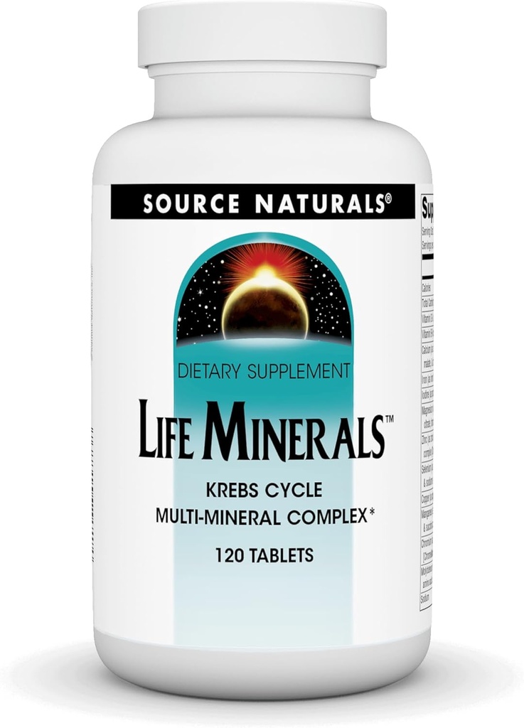 Fuente Naturals Life Minerals, Krebs Cycle Multi-Mineral Complex* - 120 Tablets