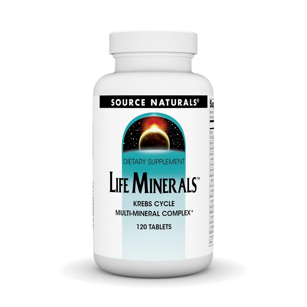 Fuente Naturals Life Minerals, Krebs Cycle Multi-Mineral Complex* - 120 Tablets