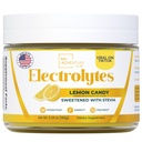 Cero Azúcar - Electrolitos de Candy Lemon Powder - Refreshing Hydration - Caffeine Free Energy with All Natural Ingredients - Vegan, Keto & Paleo - Sugar Free Electrolytes Powder Drink Mix - 37 Servings