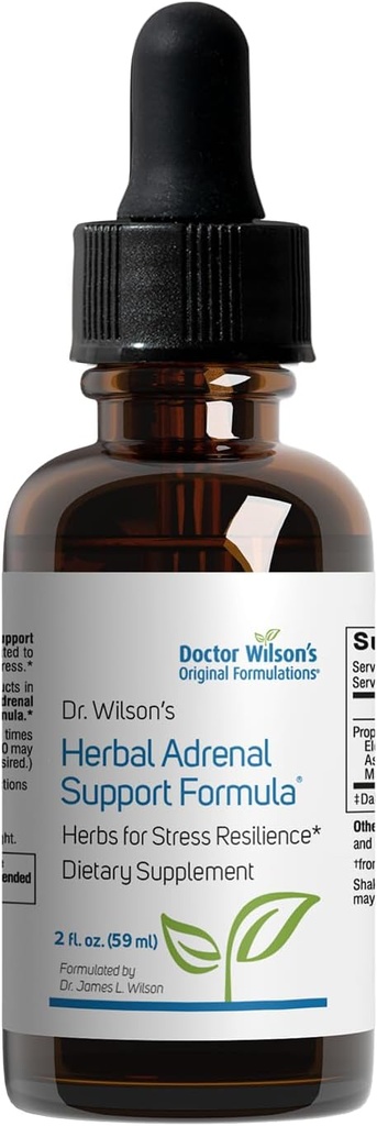 Herbal Adrenal Support Fórmula adaptogenic Herbs for Daily use, Sleep and Energy Support 2 Ounces