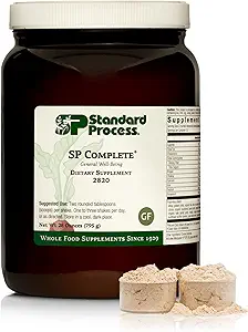 Standard Process SP Complete - Powder Supplement to Aid Muscle Growth & Repair - Immune Health Support with Brussels Sprouts " Calcium - Whole Food-Based Protein Powder Formula - 28 oz, 30 Servings
