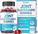Glucosamine Chondroitin Gummies Joint Supplement - Glucosamine Gummies for Adults Nutritional Supplements - Joint Supplements for Men &amp; Women - Delicious Raspberry Flavor - (60 Count)