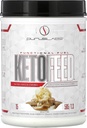 Los laboratorios de púrpura KetoFeed Protein ← Keto Low Glycemic Protein Meal Reemplazo ← Carb bajo, 0 Azúcares Silencio Añadido MCTs  20g Whey Protein (Salted Vanilla Caramel)