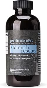 Natural Stomach Support &amp; Immunity Booster - con Elemental Silver &amp; Peppermint Aceite esencial para ayudar a aliviar el malestar estomacal - 4 fl.