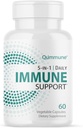 5-in-1 Immune Advanced Support with Quercetin Phytosome, Zinc, Vitamina C, D3, K2 - Suplemento de inmunidad y alergia con Quercetina Activada - 60 Veg Caps