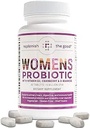Probióticos para Mujeres - Apoya la Salud Digestiva y Vaginal con D3, Prebióticos & Cranberry - Defends Against UTI & Yeast - 15x Más Eficacia que las cápsulas regulares (60 Cuenta)