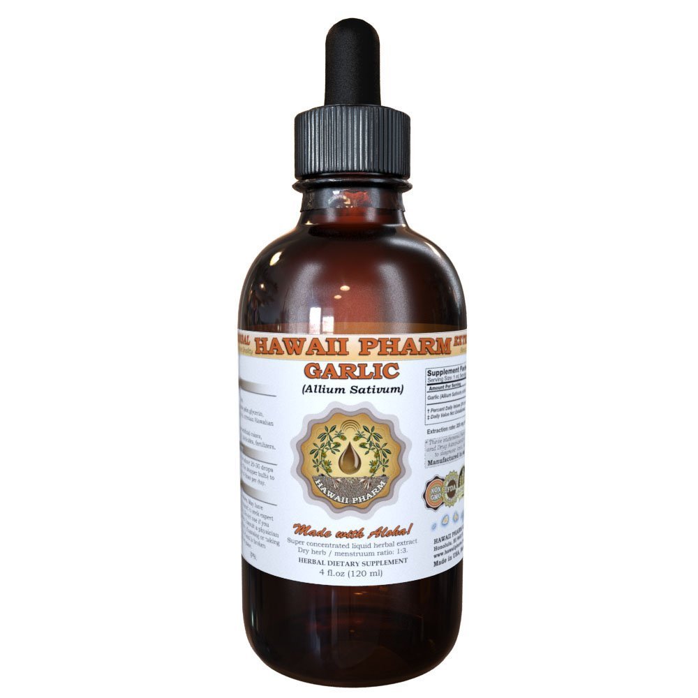Hawaii Pharm Ajo (Allium sativum) Liquid Extract 4 Oz