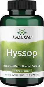 Swanson Hyssop 450 Milligrams 100 Capsules