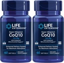 Super Ubiquinol CoQ10 con soporte Mitocondrial mejorado, ubiquinol CoQ10, shilajit, potente salud del corazón &amp; soporte de producción de energía celular, ultraabsorbable, sin gluten, 60 softgel