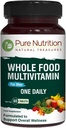 Nutrición Pura Multivitaminas Alimentarias para Hombres TENIDO 60 Tabs ANTE One-A-Day TEN 100% RDA ← 24 Vitaminas y Minerales Naturales TEN TODO Multivitamina de Hombres Basados en Plantas Naturales