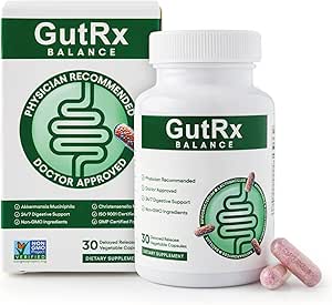 Balance – Probióticos para Hombres con Akkermansia Probiótico &amp; Christensenella, GLP-1 Alternativa para la Salud Gut con Lactobacillus Plantarum, Gluten Free, Delayed-Release, 30 ct
