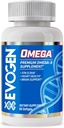 Evogen Omega Fish Oil ← Premium Omega-3 Suplemento Silencio general Wellness Silencio EPA &amp; DHA tención 90 Softgels