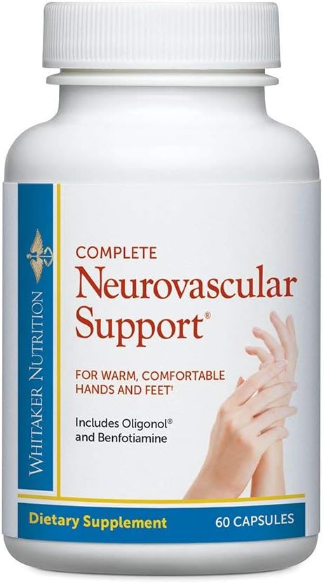 Dr. Whitaker's Complete Neuro-Vascular Support Supplement for Nerve Function and Microcirculation, 60 Capsules (30-Day Supply)