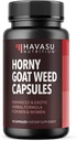 Unisex Horny Goat Weed Capsules for Men &amp; Women - Extra Strength Performance & Energy Support with Tongkat Ali, Muira Puama, and Saw Palmetto - 10 Count - Herbal Supplement for increased Endurance