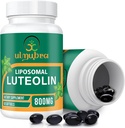 800 MG Liposomal Luteolina Suplemento - Absorción Máxima, Suplemento Antioxidante Premium para Cerebro &amp; Well-Being general, 60 Softgels - 30-Day Supply