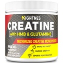 Creatine HMB, Creatine Powder for Men & Women, Micronized Creatine Monohydrate for Muscle Growth & Recovery and Increased Strength, Performance, Creatine HMB with Glutamine, Gluten Free, 30 Servings
