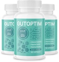 GutOptim Probióticos " Prebióticos Capsules tóxicos Pre y Probióticos para la salud sinbiótica " Bloating Relief for Women " Men TEN Enzyme with Probiotics for Digestive Health TEN Non-GMO, 60 Ct, 3 Month Supply