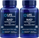 Life Extension NAD+ Regenerador celular y reveratrol Elite, NIAGEN nicotinamide riboside, Trans-resveratrol, quercetina, Fisetin, for Longevity, Energy, and oxidative Stress, 30 Vegetarian Capsule