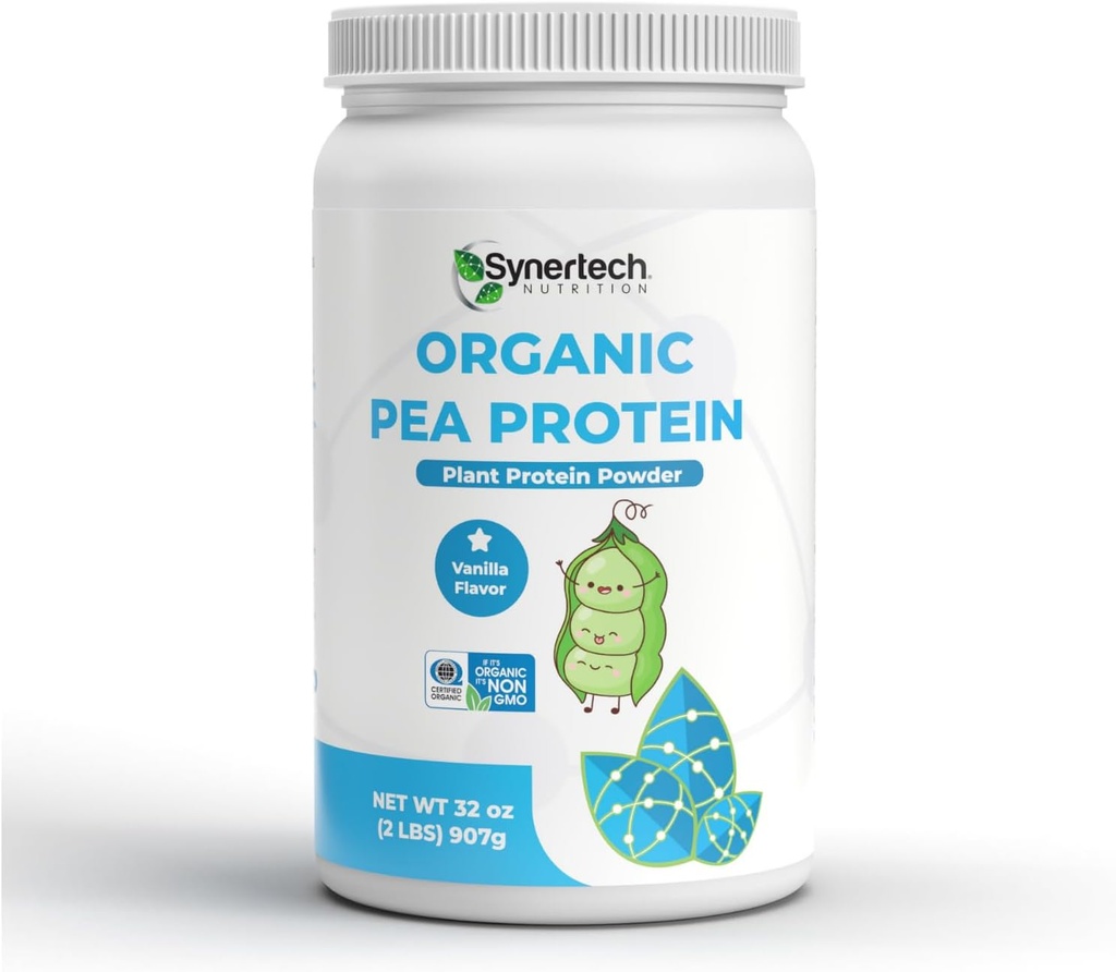Vegan Vainilla Flavored Planta-Based Pea Protein (2 libras)