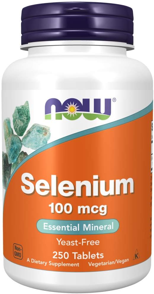 Ahora Comida Ahora Comida, Selenium, (2 Pack) Yeast Free, 100 mcg, 250 Tablets