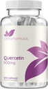 Capsulas de alta resistencia quercetina 500mg - Quercetin Dihydrate Potent Flavonoid Antioxidante y Nutraceutica para el Corazón y Soporte Inmunitario - Vegan Friendly - Hecho en un laboratorio de EE.UU. cGMP (200 Servings)