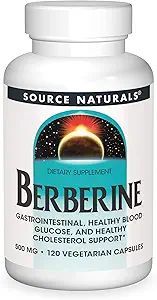 Fuente Naturales Berberine Vegetable Capsule, para Gastrointestinal Support* - 120 Vegetarian Capsules