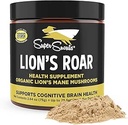 Super Snouts Lion's Roar Lion's Mane Mushroom Supplement for Dogs and Cats, 2.64oz - Made in USA Organic Lions Mane for Cognitive Function and Brain Health