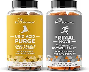Uric Acid Purge y Primal Move Bundle - Soporte integral avanzado para movilidad activa, flexibilidad y comodidad
