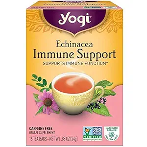Yogi Herbal Tea Bags, Echinacea Immune Support 16 ea ( pack de 2)
