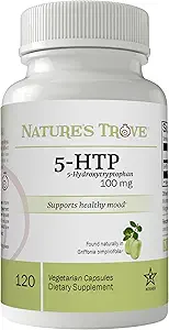 Nature's Trove 5-HTP 100mg 120 Vegetarian Capsules