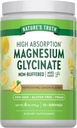 La verdad de la naturaleza Magnesium Glycinate Powder ← 6 oz Silencio Lemon Flavor Silencio High Absorption ← Vegan, Non-GMO, Gluten Free Supplement
