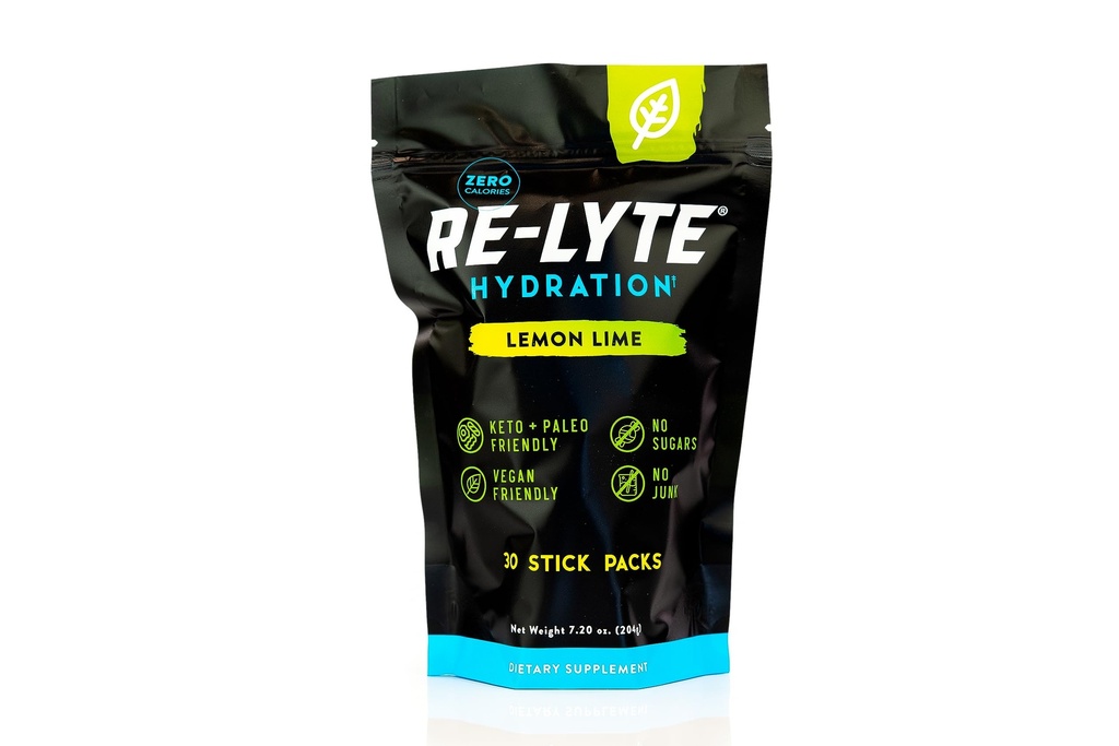 REDMOND Re-Lyte Electrolyte Drink Powder Mix (Límon Lime), 30 Stick Packs