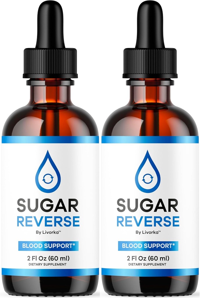 (2 Pack) Sugar inverso - Sugar inversa gotas, Sugar reversa opiniones, Sugar reversa opiniones, Sugar inversa gotas suplementarias Apoyo oficial líquido, SugarReverse Drop, 2 botellas para 2 meses
