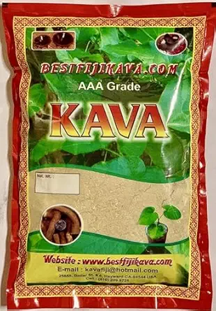 AAA Grade Waka Kava Root Powder - 1 LB ← 100% Noble Kava Powder  Made from Pure Fijian Kava Kava Roots