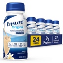 Asegurar el Afeitado de Nutrición de Vainilla Original con Afeitado de Reemplazo de Carbón de Carbina Silencioso 9g Proteína, 27 Vitaminas y Minerales  8 fl oz - 24 Pack